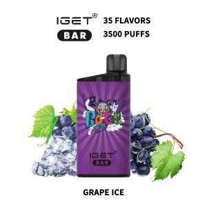 IGET BAR 3500Puffs GRAPE ICE (3PCS)