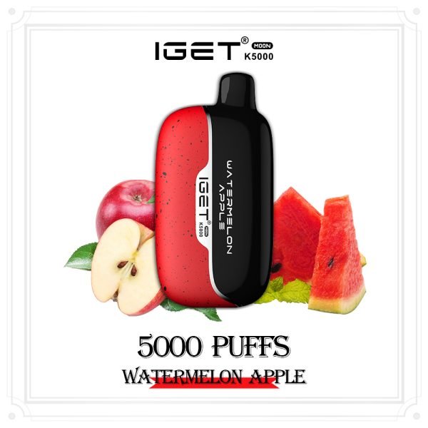 IGET MOON K5000 WATERMELON APPLE(3PCS)