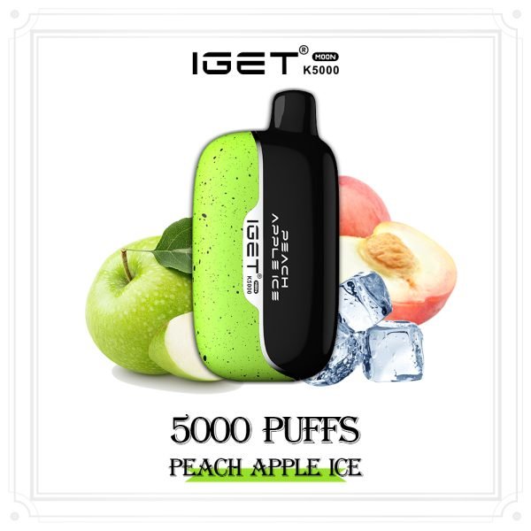 IGET MOON K5000 PEACH APPLE ICE (5PCS)
