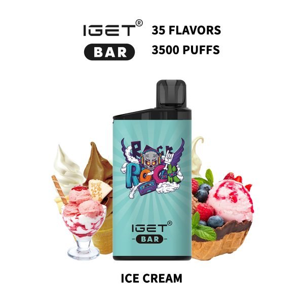 IGET BAR 3500Puffs ICE CREAM (10PCS)