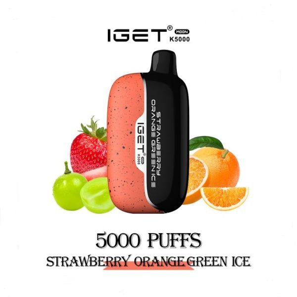 IGET MOON K5000 STRAWBERRY ORANGE GREEN ICE(3PCS)