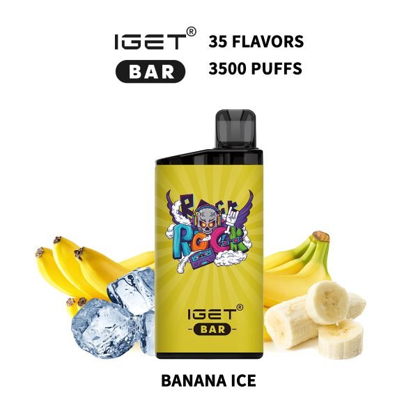 IGET BAR 3500Puffs BANANA ICE (5PCS)