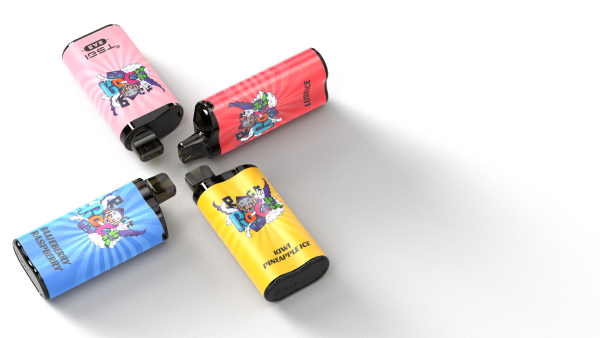 IGET BAR 3500Puffs PEACH MANGO RASPBERRY  (5PCS)