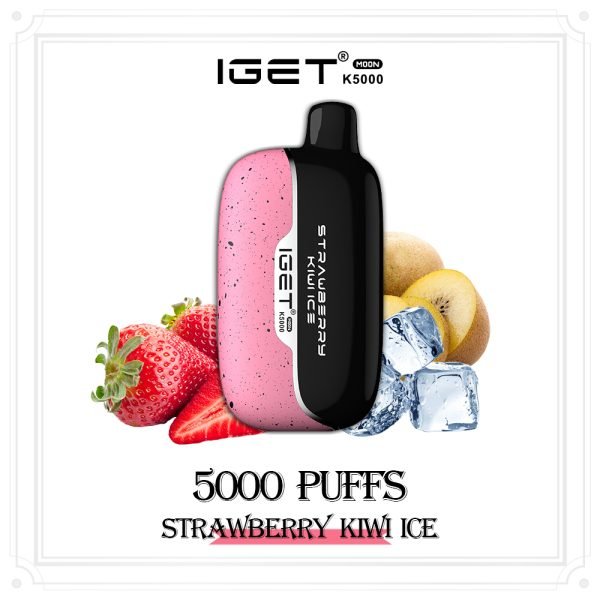 IGET MOON K5000 STRAWBERRY KIWI ICE (10PCS)