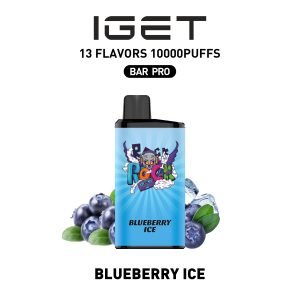 IGET BAR PRO 10000Puffs BLUEBERRY ICE (3PCS)