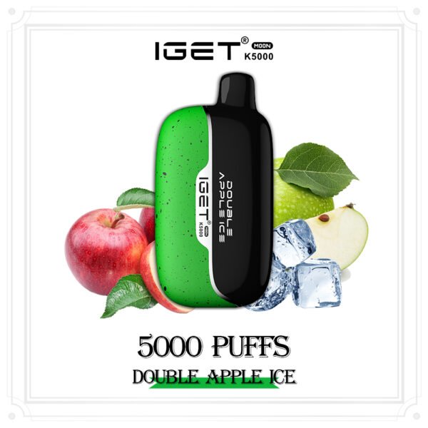 IGET MOON K5000 DOUBLE APPLE ICE