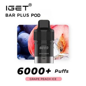 IGET BAR PLUS POD GRAPE PEACH ICE