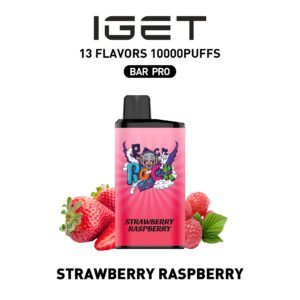 IGET BAR PRO 10000Puffs STRAWBERRY RASPBERRY